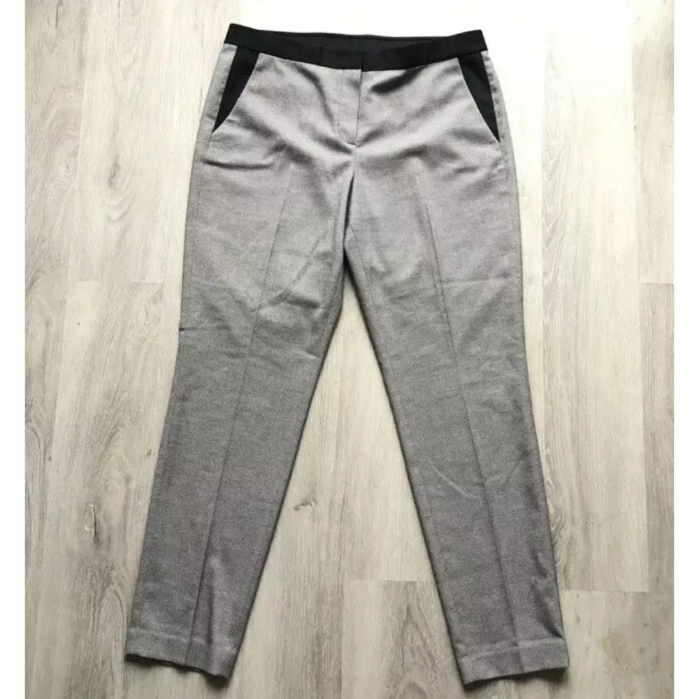 T. Tahari Straight Leg Black White Dress Pants Women's Size 8‎
